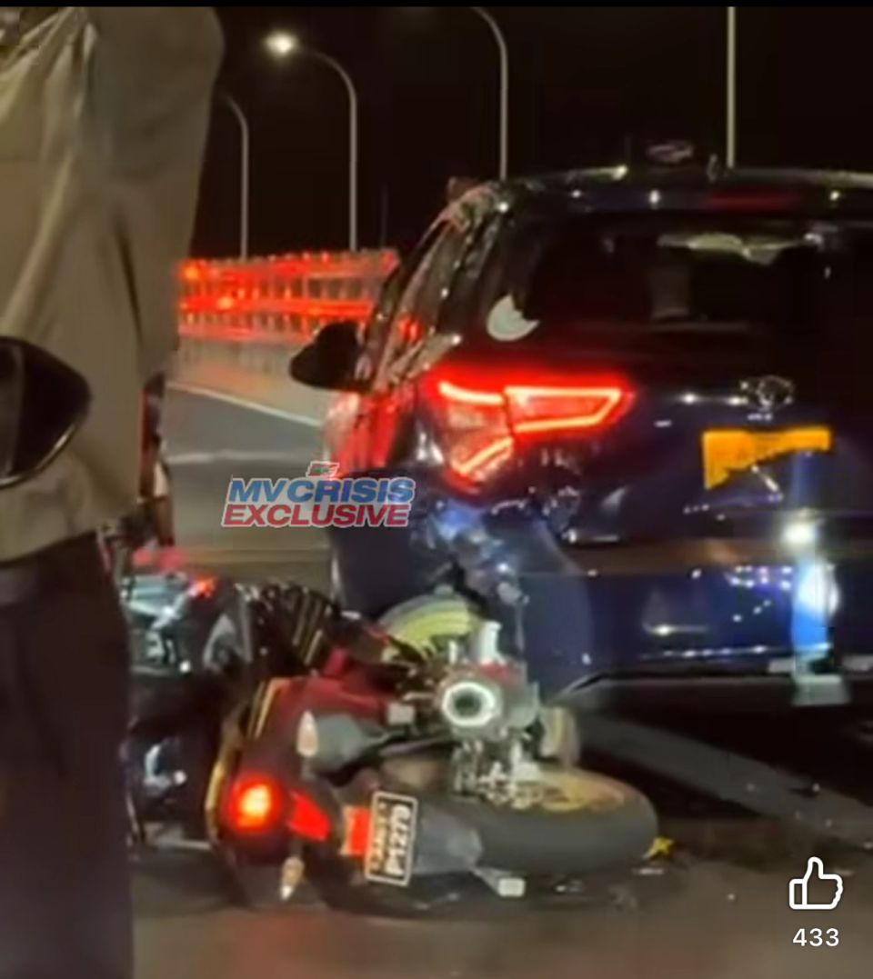 Bridge mathee 2 accident: 3 meehakah aniyaavi, ekehge falamasgandun bindhifai