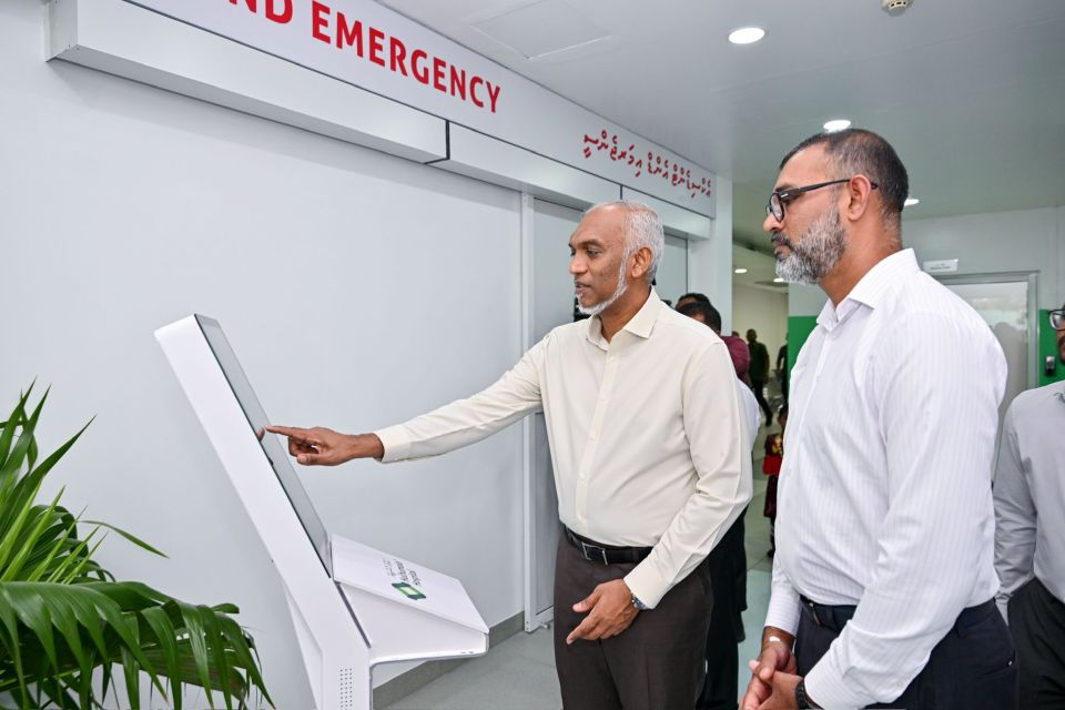 Zamaanee vaseelaiythakaaeku tharaggee kuri Hulhumale' hospitalge ER raees hulhuvvaadhevvaifi 