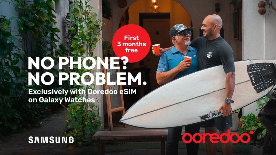 Anehkaaves Ooredoo ge faraathun raaje ah mulhin aa kameh: E-sim hidhumah samsug gadi ah