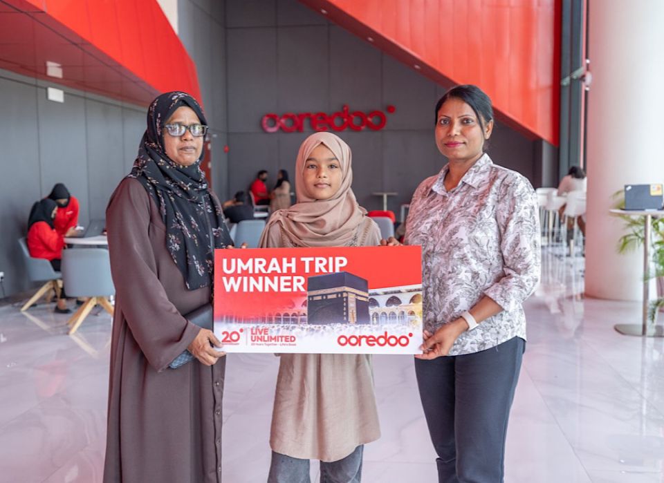 Komme 20 dhuvahakun Umrah dhathureh libey Ooredoo promo ge dhevana naseebuveri akah Asiyath! 