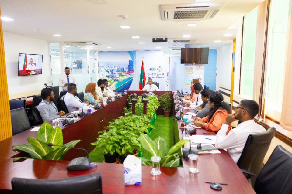 Cancer societyge edhumah Male' city councilge bahdhaluvunthakugai dhufaa thakethi nubahahtan ninmaifi