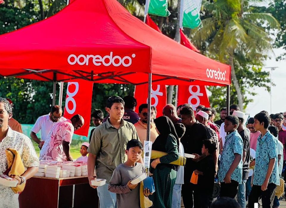 Maaungoodhoo youth linkage aa gulhigen Ooredoo in bodu Eid sai dheefi 