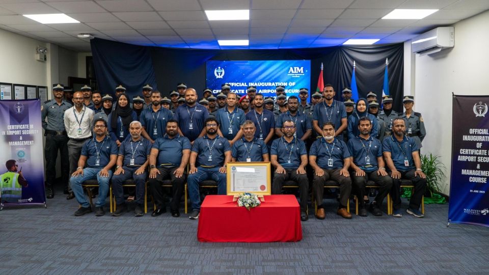 MACL in aviation institute Maldives ge certificate 3 ifthithaahu koffi 