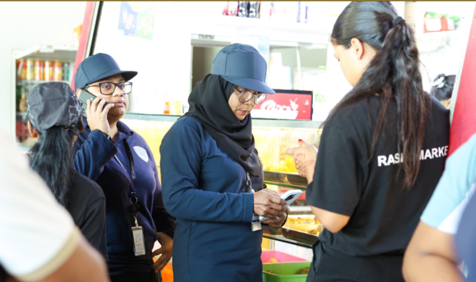 Hulhumale' phase 1 gai hunna 'rashu market' in 15 bidheyseen Immigration ge belumuge dhashah gengossfi