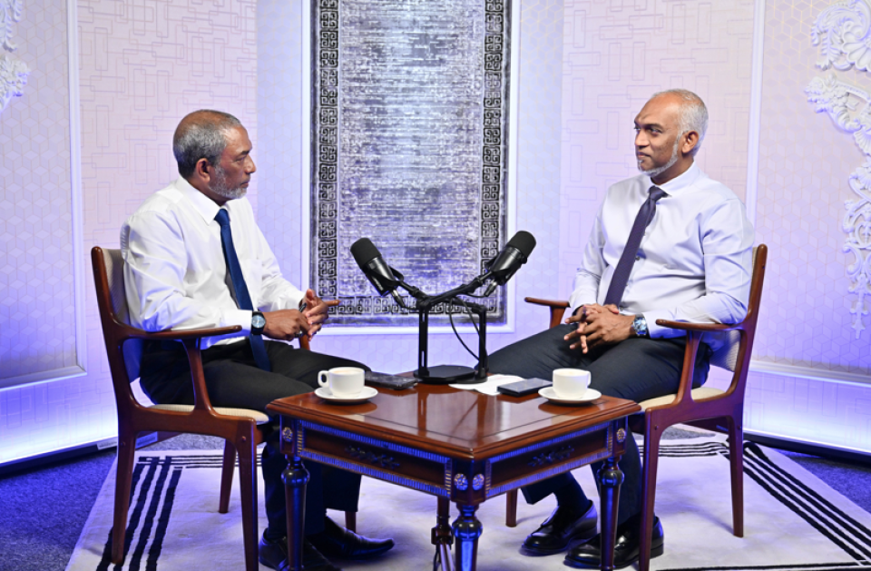 Aa terminal aa eku gaumu ge igthisoadhah kuri erun libeyne: Muizzu
