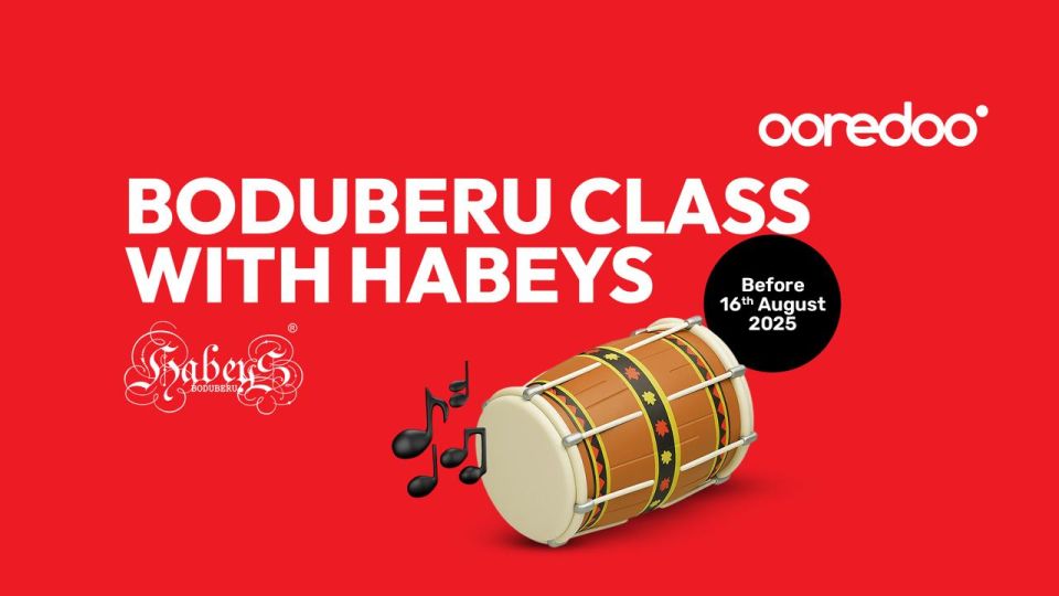 Ooredoo in Habeys boduberu groupaa gulhigen boduberu class thakeh fashanee