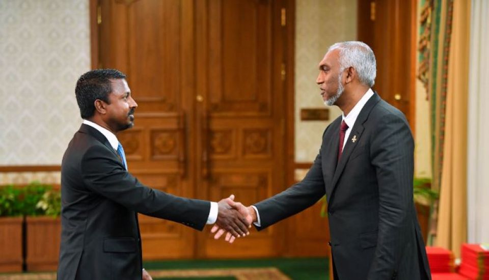Raeesah ithuru baaruthah libey gothah bandaara naibu ofeehuge bill thasdheegukuravvaifi 