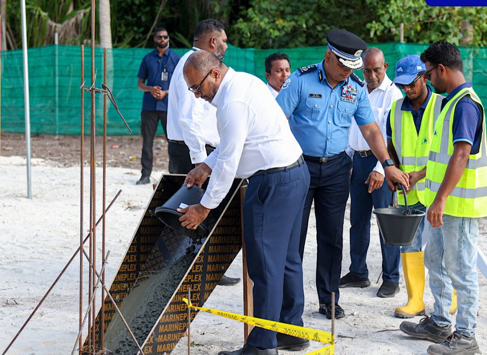 Feridhoo police post imaaraih kurumuge amalee masaihkaih MTCC in fashaifi 