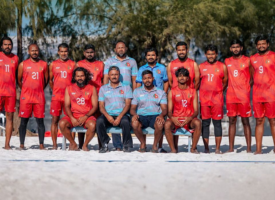 Common wealth beach handball mubaaraih Raajjeygai beyhvvumakee dhivehinnah libunu bodu sharafeh: Raees