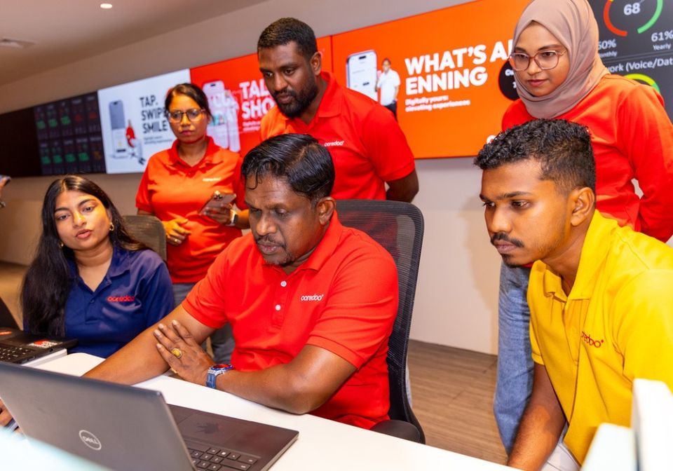 Ooreoo customer day faahaga kurumah Management aai staffun customer un gaathah!
