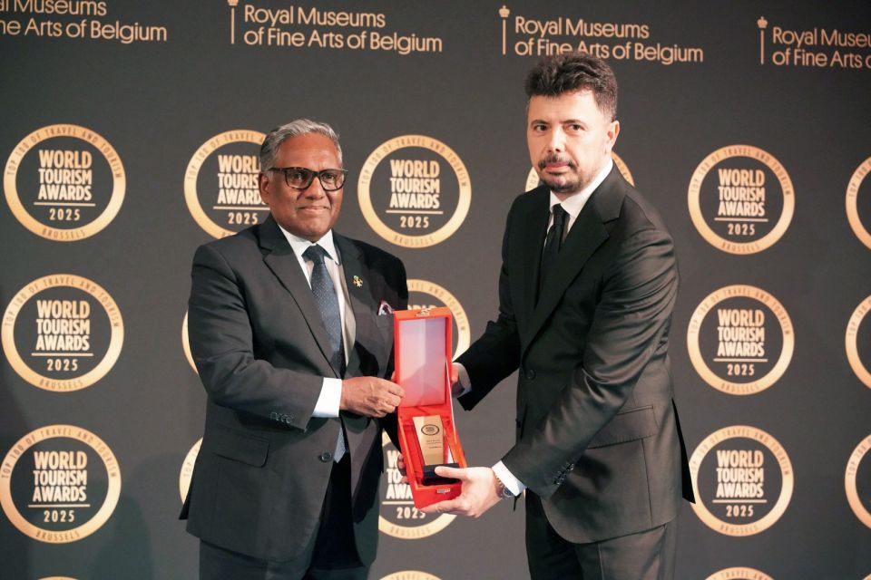 World Tourism awards 2025 ge best beach destination award Rajje ah libijje