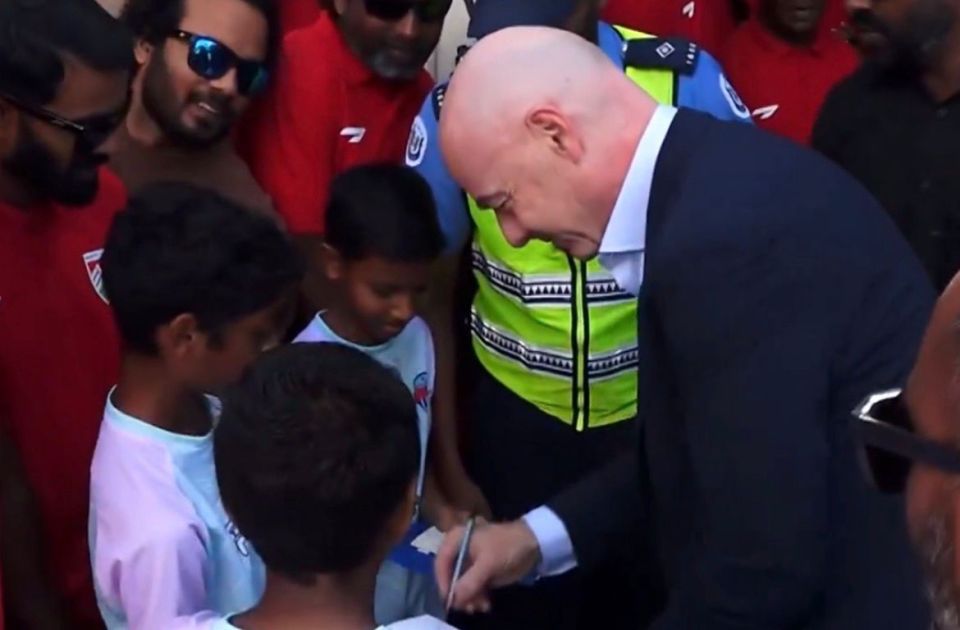FIFA ge raees, Infantino raajje vadaigathumun hoonu maruhabaa eh 
