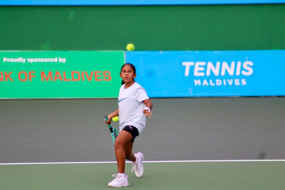 Bank of Maldives national tennis chamionship kaamiyaabu kamaaeku ninmaalaifi