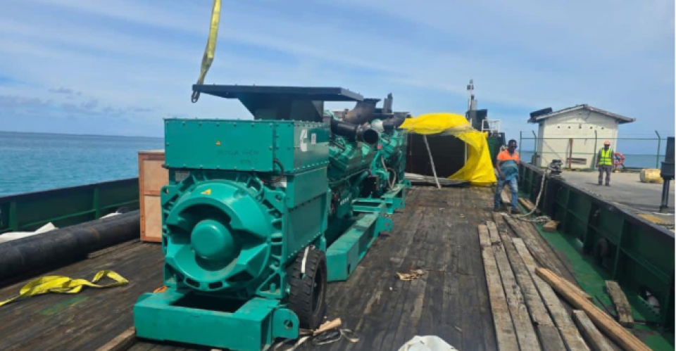 Addu ah alah gendhiya 2 Generatorun, kuriya oye 10 dhuvahuge therey current foru koh dheyn feshene: Fenaka