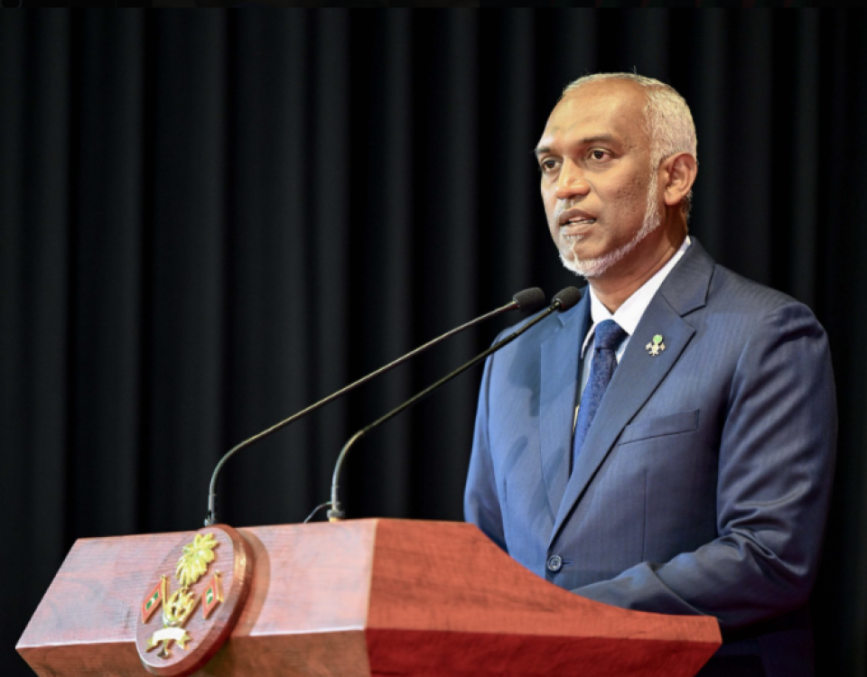 Amilla nafusah vure gaumu iskurumah Raees Muizzu edhivadaigenfi