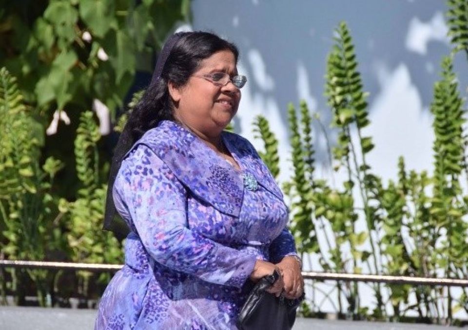 Raees aai suvaalu kuran beynun vaanama ekan angai dhinumah edhunee amilla haisiyyathun: Asma