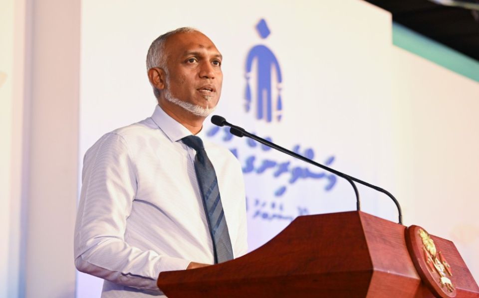 Amaazakee masveri aailaathakah libey aamdhanee ithurukurunq: Muizzu