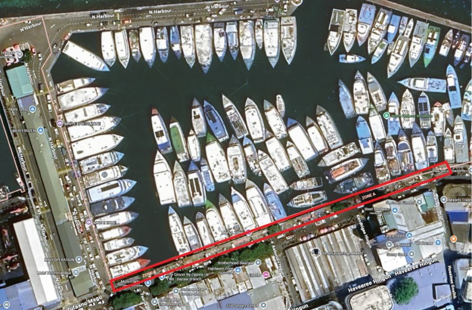 North harbor ge hidhumaih hoadhaa ulhandhuthah vaguthee gothun 1 number jetty ah, fee eh nunagaane