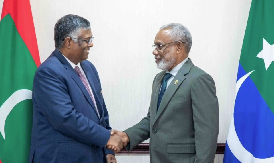 Indian High Commissioner Pays Courtesy Call on Speaker of People’s Majlis