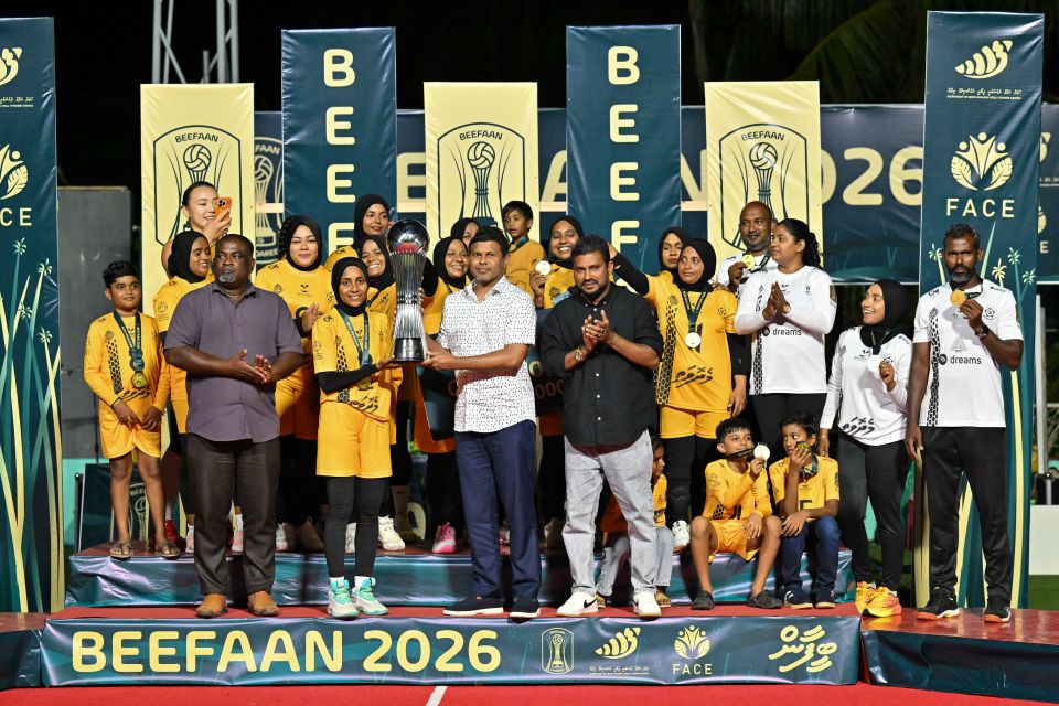 Fiyoaree volley boalha mubaaraathuge anhen devision ge final match naibu raees sharafuverikohdhevvaifi 