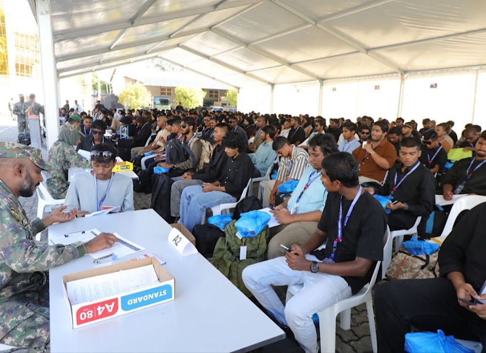 350 dharivarunnaa eku National service ge dhevana batch thamreenah furaifi 