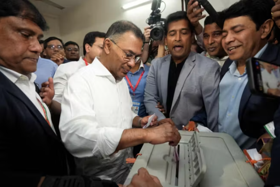 Bangladhesh ge aanmu inthihaabu BNP in kaamiyaabu kurumA gulhigen raees thahuniya fonuvvaifi 