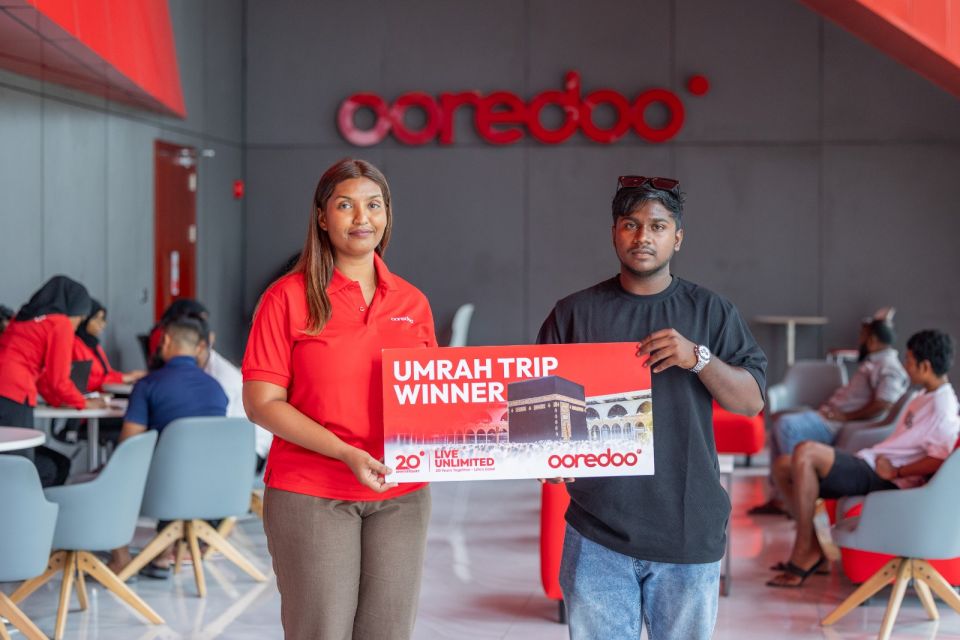 Ooredoo ge 15 vana umraa dhathuru libunee B.Kendhoo Ali Riza ah!