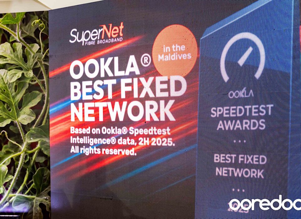 Raajjeyge emme rangalhu fixed network akah Ooredoo supernet 