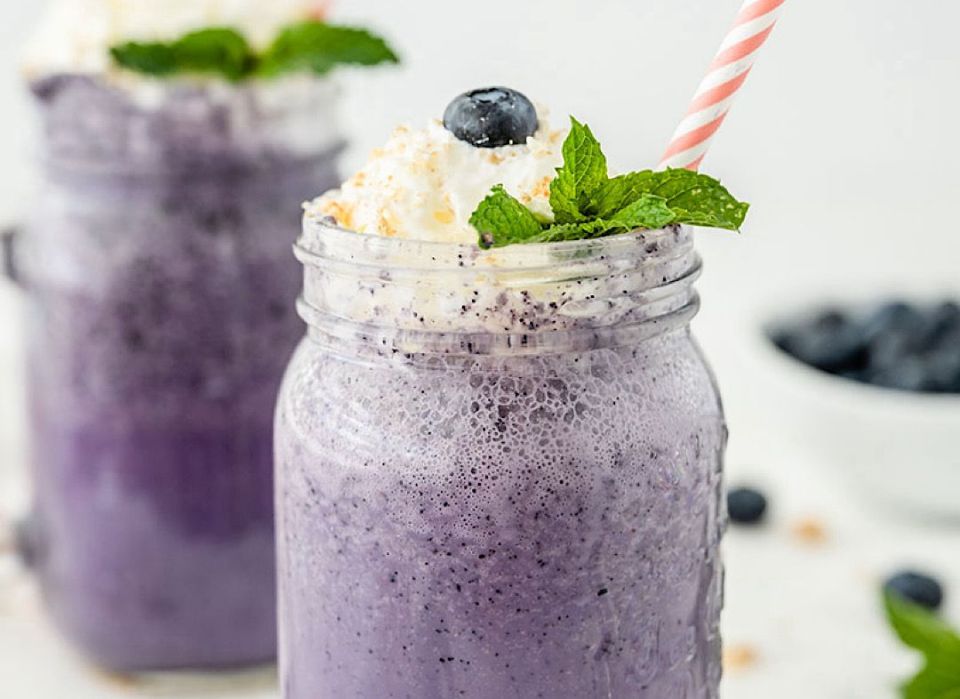 Blueberry shake: Sihhathah faidhaahuri meeru buimeh, avahah thayyaaru kollamaa