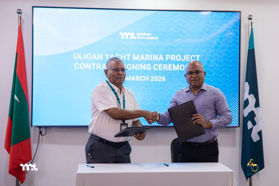 Uligamu yacht marina tharaggee kuran SASe Constructionaa havaalukoffi 