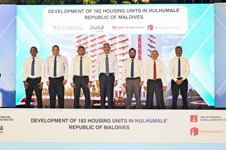 BML in Hulhumale' gai tharaggeekuraa 182 housing unit ge bingaa alhaifi
