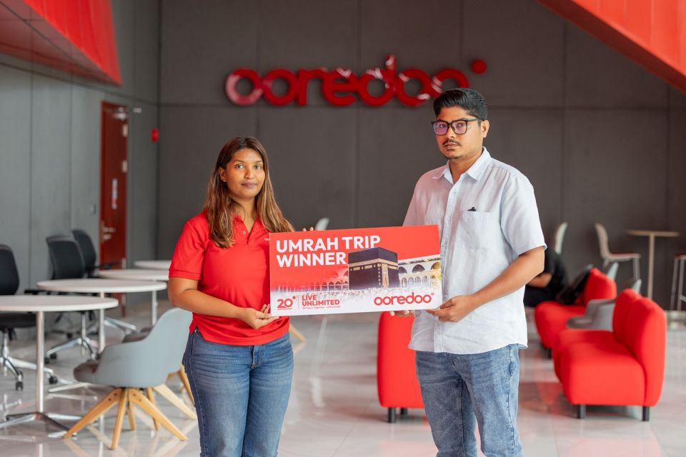 Ooredoo ge 18 vana umraa dhathuru libunu faraathakee S.Hithadhoo, Amsadh Najumee