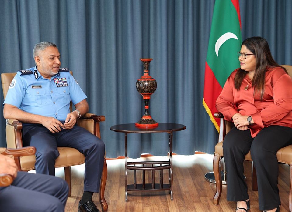 Nafsaanee dhulhaheykamah dhimaavaa gonjehunthakah hallu hoadhan police commissioner eku mashvaraathakeh