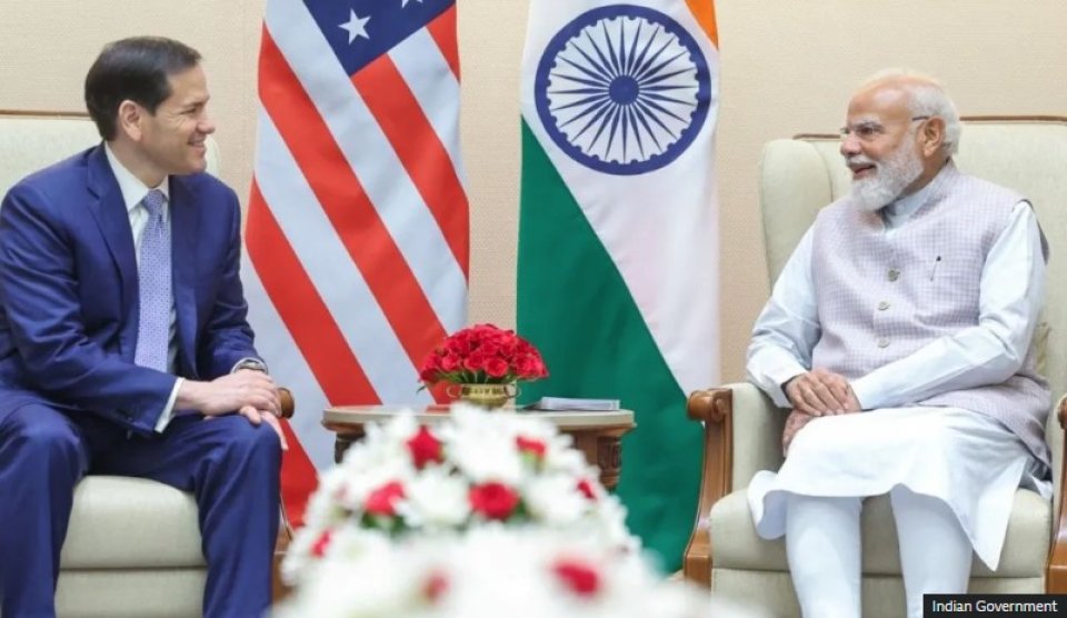 US Secretary of State Marco Rubio met Indian Prime Minister Narendra Modi