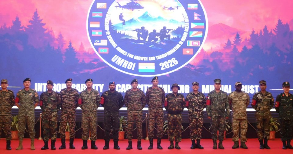 32 personnel from the MNDF are participating in the exercise PRAGATI in India