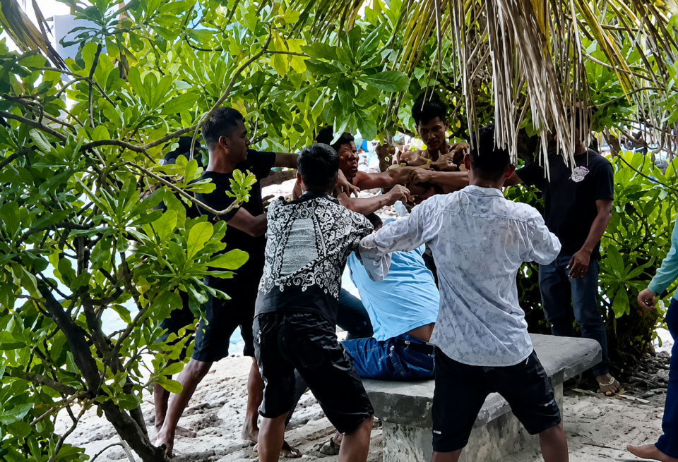 Artificial beach sarahahdhugai bidheyseenge maaraamaaree'eh, fuluhun massala balanee 