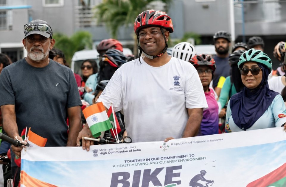 Bike Ride in Hulhumalé Marks 60 Years of India-Maldives Diplomatic Relations
