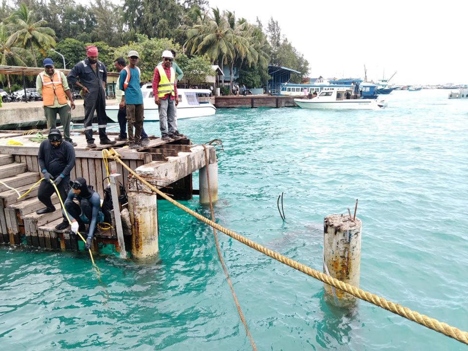 Hulhumale' lakudi jetty maraamaathu kurumuge amalee masakkaiy fashaifi