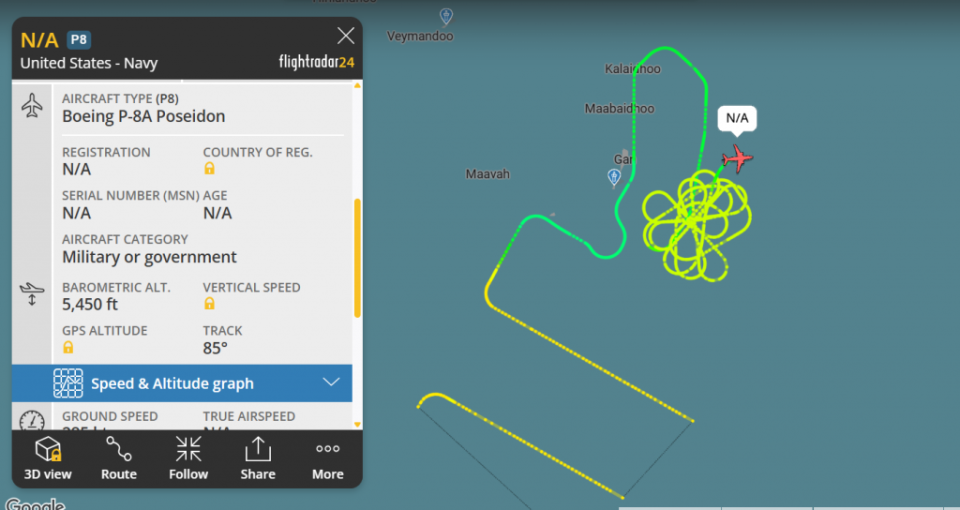 Huvadhoo kandah gehlunu 3 meehun hoadhan America navy mathindhaa boateh beynun kuran fashaifi 
