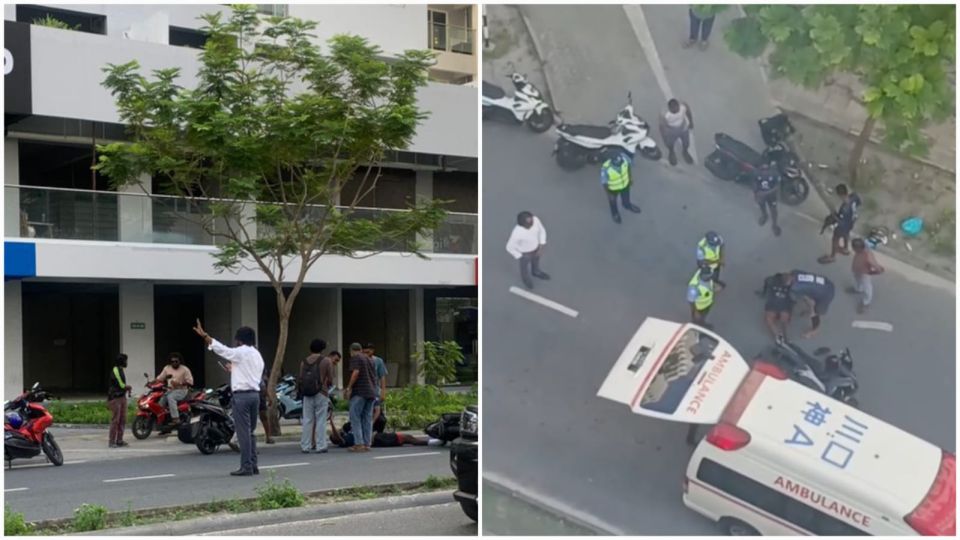 Hulhumale' gai accident eh hingai dhe meehakah aniyaavehje
