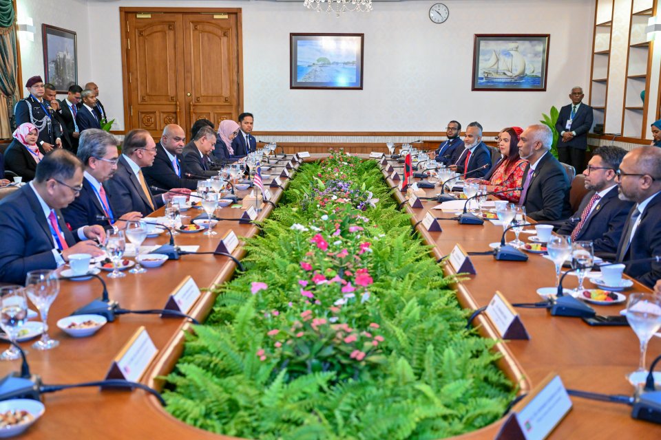 The Maldives and Malaysia hold official talks