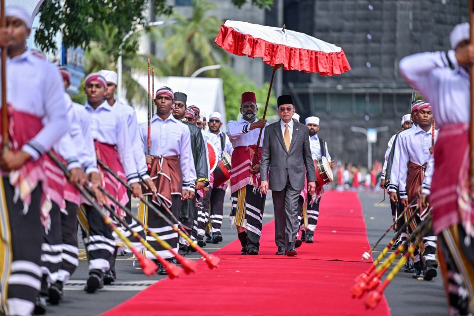 Prime Minister of Malaysia accorded ceremonial welcome to the Maldives