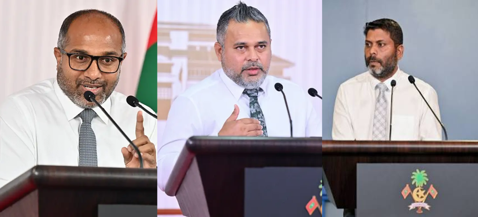 Medhukendumakah fahu Ahaa forum maadhamaa rey, 3 Minister aku baiverive vadaiganna vaane