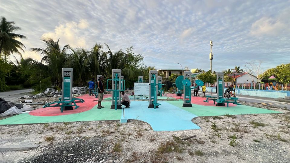 HDC in atholhu thakugai gaaim kuramundhaa outdoor gym thakuge therein 7 rashehge gym ninmaalaifi 