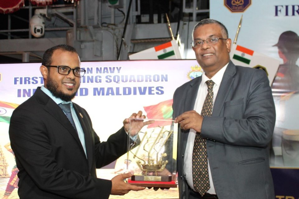 Indian Naval Ships Visit Maldives, Hand Over Critical Spares to Coast Guard