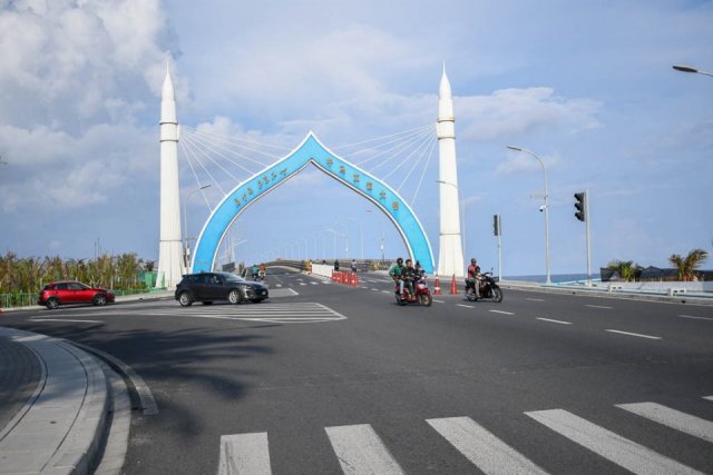 Sinamale' bridge dhashugai bayaku dhiriulhey massalaeh fenmathive fuluhun esarahadhdhu balai faaskohffi