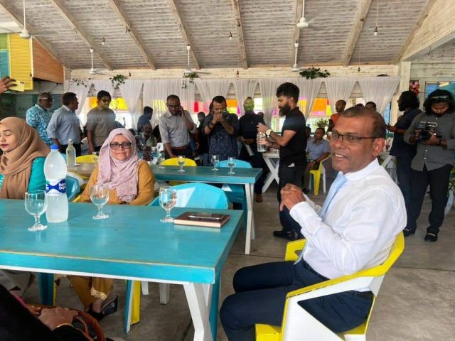 Ummeedhakee MDP in ehves member eh vaki nuve, Party ah 1 lakka memberun hama kurun: Nasheed