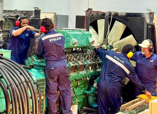 Peak season ah thayyaaru vaan Adh. Dhigurashugai 600 kilowatt ge generator akun hidhumaih dheyn fashaifi  