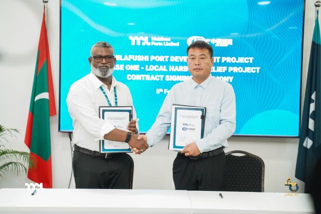 Thilafushi ga tharaggee kuraa viyafaari bandharuge furathama fiyavaheege masaikah havaalu koffi 