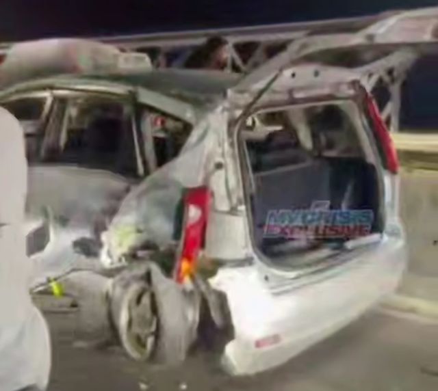 Highway gai hingi accident eh gai 4 meehakah aniyaa vejje